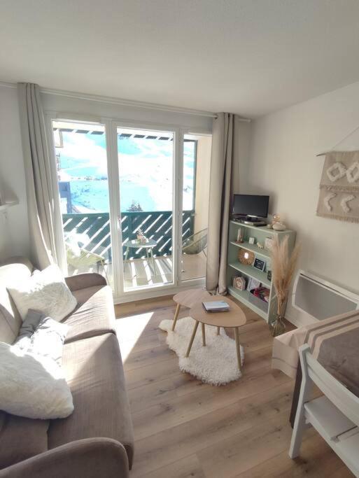 Appartement Cocon Montagnard Avec Terrasse Et Vue Panoramique à Germ Extérieur photo